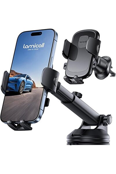 Lamicall Phone Mount for Car Dashboard Vent Windshield 70LBS Suction 3-in-1 |...
