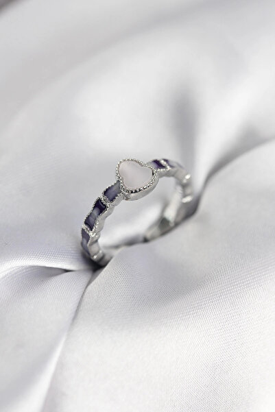 SORA GROUP Silver Color Enamel Gourd Model Women's Ring