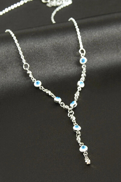 SORA GROUP Evil eye enamel y necklace