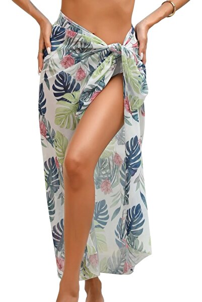 GENERAL Eicolorte Womens Beach Cover Up Chiffon Sheer Bikini Beach Swimsuit C...