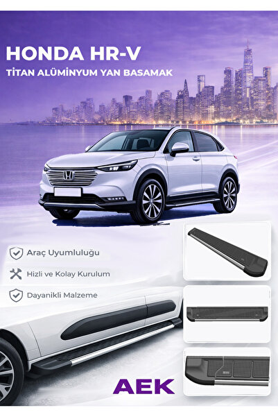 AEK Modern Honda HRV 2 Premium Titan Alüminyum Yan Basamak