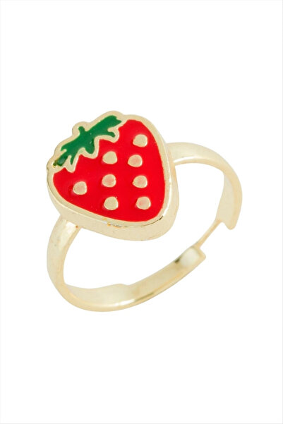 SORA GROUP Strawberry Enamel Ring
