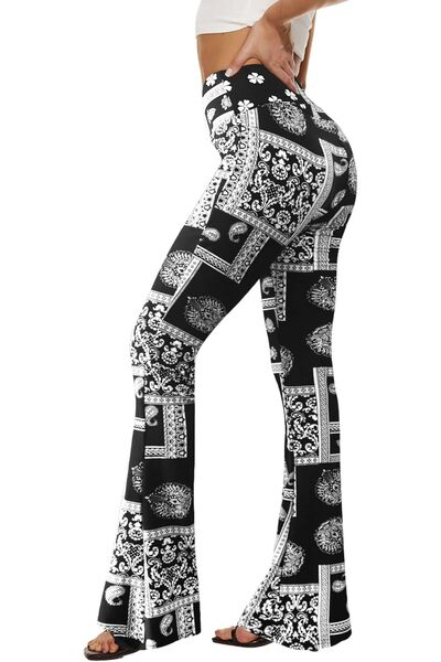 GENERAL Sundwudu Black Flare Yoga Pants for Women-Strechy Soft Bootcut Leggin...