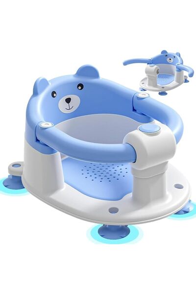 GENERAL Baby Bath Seat for Babies 6 Months & Up,Non-Slip Bath Tub Chair for N...