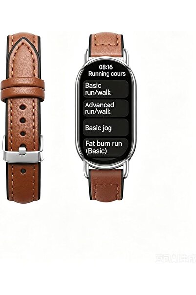 GENERAL Zkius Watch Band for Xiaomi Mi Band 10/9/8, Leather Strap for Mi Band...