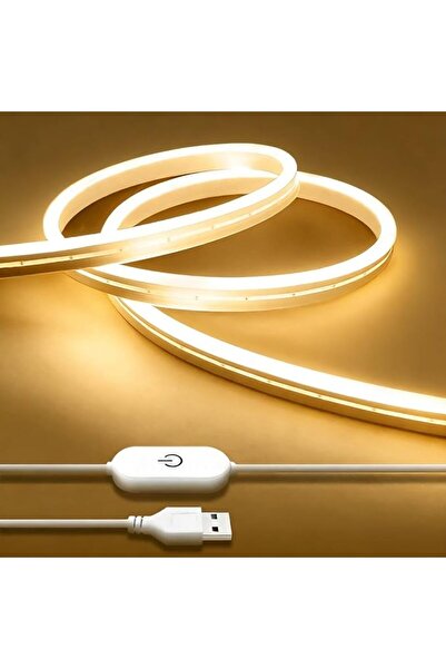 DoubleCare أضواء نيون LED بطول 16 قدم/5 متر مع تقنية RGB+IC، تعمل بالطاقة عبر...
