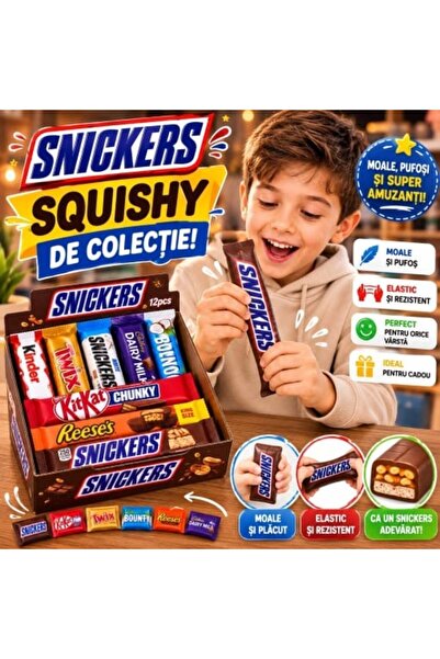 SIGMA TOY Jucărie antistres SigmaToy Squishy Baton de Ciocolată