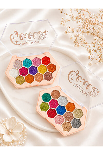 EliraToka Women - Girls - Baby Face Hair Decoration Glitter Palette