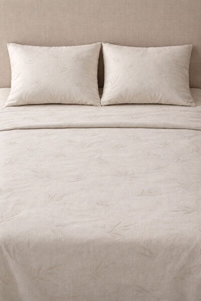 FIRAT RİZE BEZLERİ Rize Bezi Organic Woven Duvet Cover Set Double Size