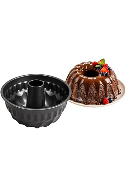 Generic Blackstone 9 Inch Non-Stick Fluted Ring Cake Tin 23cm Carbon Steel Ca...