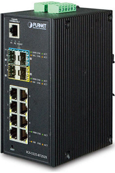 Planet IGS-5225-8T2S2X Διαχειριζόμενος διακόπτης L2 με 8 θύρες Gigabit Ethern...