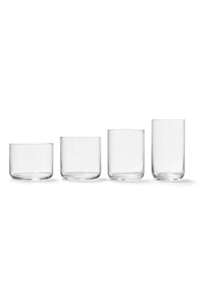 AARKE Set de 4 pahare de 290ml, sticlă cristalină, design minimalist