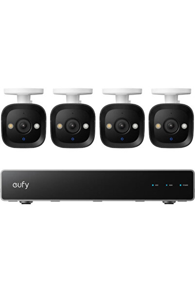 eufy Σύστημα Παρακολούθησης NVR PoE E40 4 Ασύρματες Κάμερες IP 8MP με Καταγρα...