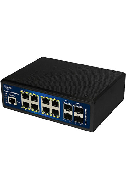 ALLNET Διαχειριζόμενος διακόπτης L2 PoE Plus με 8 θύρες Gigabit Ethernet και ...
