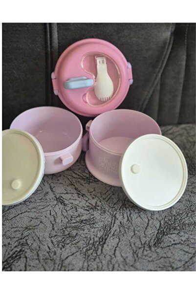 Lider MAGNESİA 3LÜ OKUL SETİ 2 KATLI PLASTİK LUNCH BOX 660+700ML + SU MATARASI 500ML +6LI RENKLİ SİHİRLİ SABUN