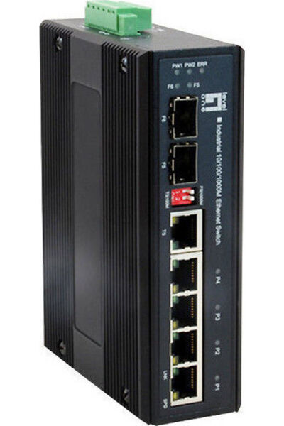 LEVEL ONE IES-0600 Μη διαχειριζόμενος διακόπτης L2 με 4 θύρες Gigabit Etherne...