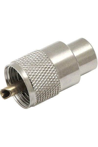 OEM PL259 Βύσμα UHF αρσενικό Ασημί (69982)
