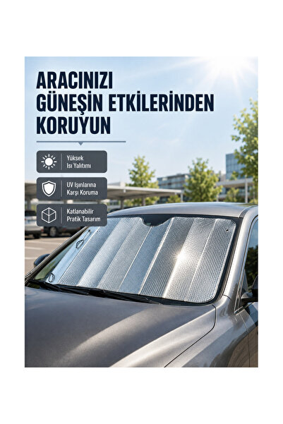 pınaxar Car Sunshade Aluminum Reflective Effective Heat Protection for Surface