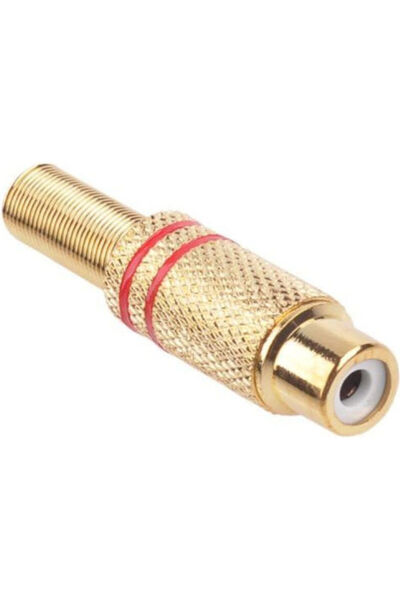 OEM Βύσμα RCA θηλυκό χρυσό (DM-0069B)