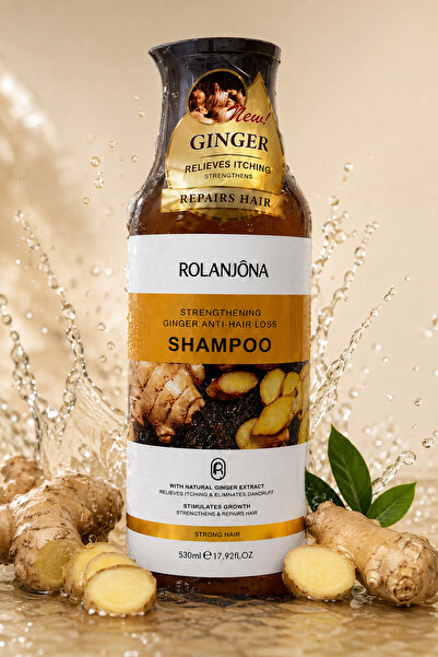 ROLANJONA Ginger Shampoo for Strengthening Hair - Rolanjona 530ml