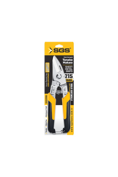 SGS SGS2096 KAPORTA ALÜMİNYUM SAC TEL TENEKE MAKASI 215 MM