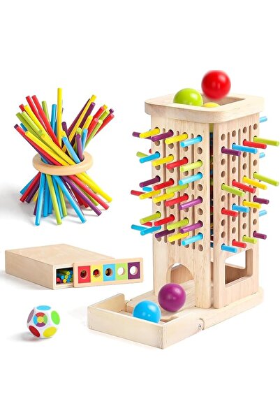 GENERAL Montessori Toy from 3 Years Games from 3 4 5 Years 3-in-1 Board Games...