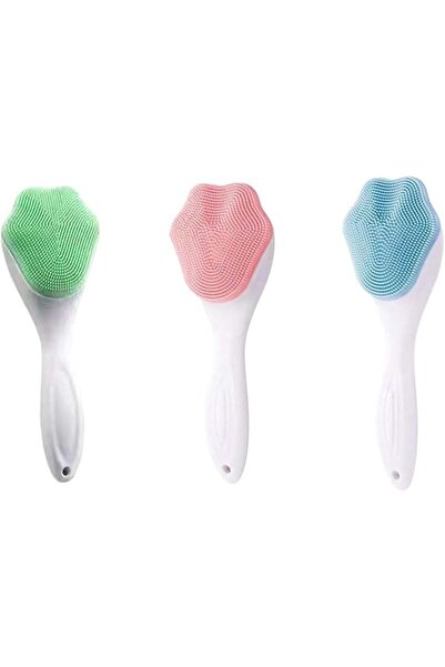 X SPRING Silicone Face Scrubber, 3 PCS Manual Handheld Face Scrub Brush, Gent...