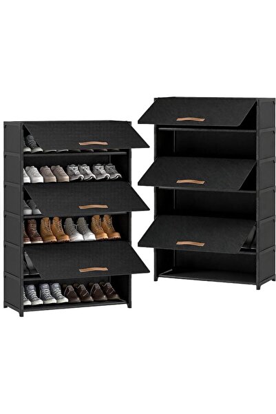 STERİX Shoe Rack 7-Tier Shoe Storage with removable shelves,Standing Shoe Cab...