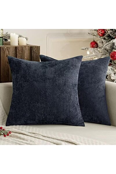 Generic Chenille Cushion Cover Throw Pillow Covers 45 x 45 CM Pack of 2 Moder...