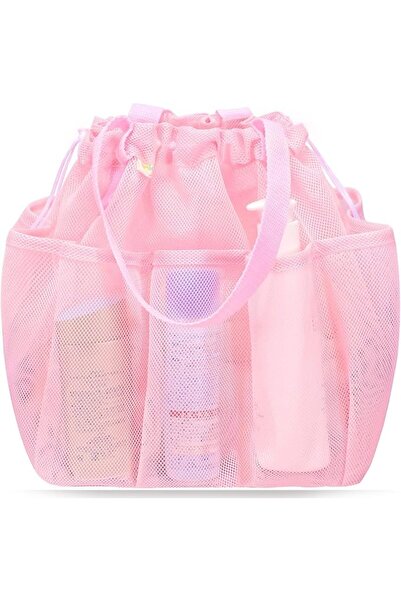 SYOSI Mesh Shower Caddy with Drawstring, Portable Dorm Room Essentials for Co...