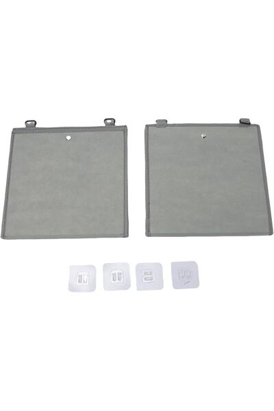 GENERAL Door Shoe Holder Metal Buckle Wall Hanging Storage Bag Non Woven Fabr...