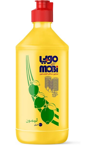 MOBI Lemon Scented Dishwashing Liquid - 0.5 Liter, Single Pack