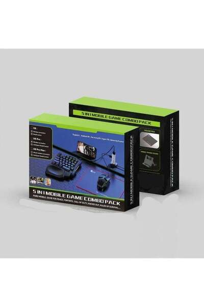 PopZa X8 Pro 5-in-1 Gaming Keyboard & Mouse Set – Complete with Mouse Pad & U...
