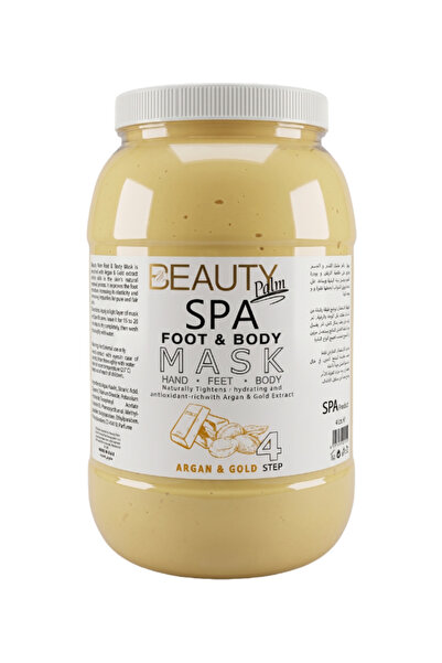 Beauty Palm Foot & Body Mud Mask 4kg - Argan & Gold