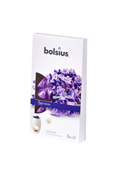 Bolsius Cipsuri din Parafina Parfumata - Lavanda - 6 Buc