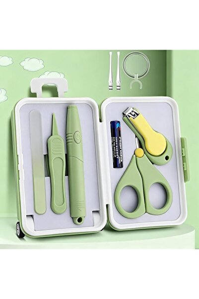 Tazweeq Baby Nail Clipper Set, Newborn Nail Trimmer with Visual Glow Ear Spoo...