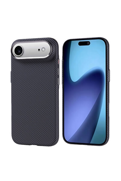 zore iPhone 17 Air Kılıf Ultra İnce Magsafe Karbon Fiber Görünümlü İnce Hafif...