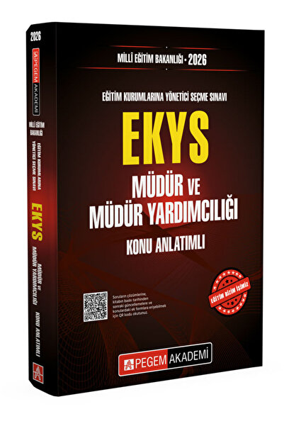 Pegem Akademi Yayıncılık 2028 MİLLİ EĞİTİM BAKANLIĞI (EKYS) Müdür Ve Müdür Ya...