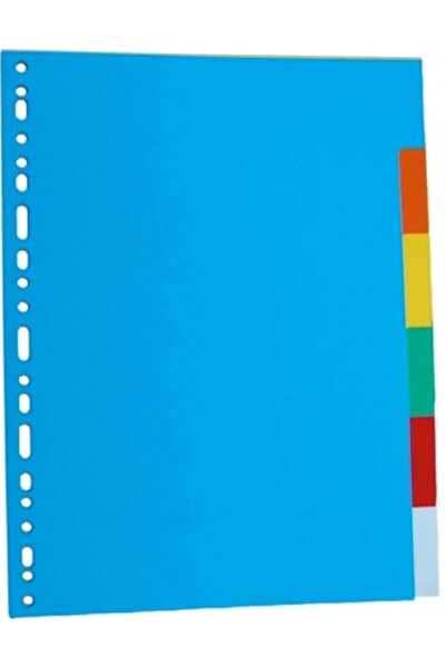 Optima Separatoare Carton Color, A4, 180G/Mp, 5 Culori/Set, Index separator