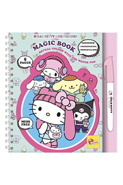 Lisciani Vodní omalovánky: Hello Kitty a přátelé Lisciani, vícebarevné, 16 x ...