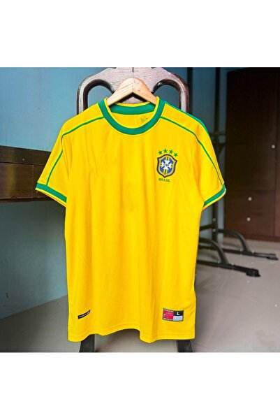 FRAGOLA Brezilya Milli Takımı 98 Dünya Kupası Roberto Carlos Nostalji Forması