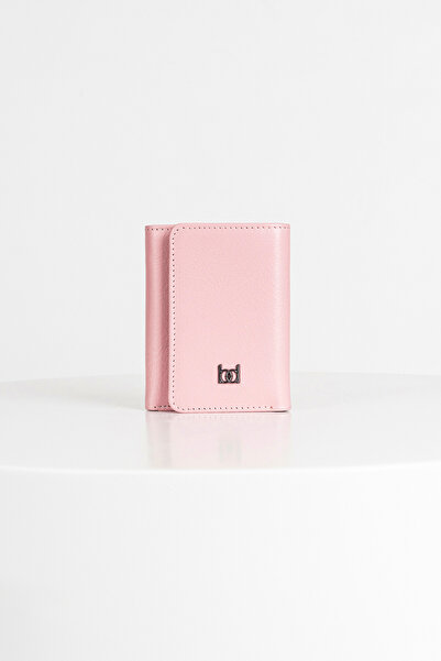 BAYDERİ Ceska Leather Wallet Pink