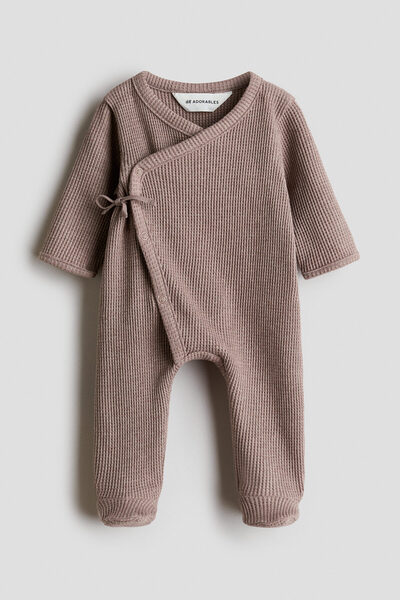 H&M Petek Dokulu ve Pamuklu Tulum