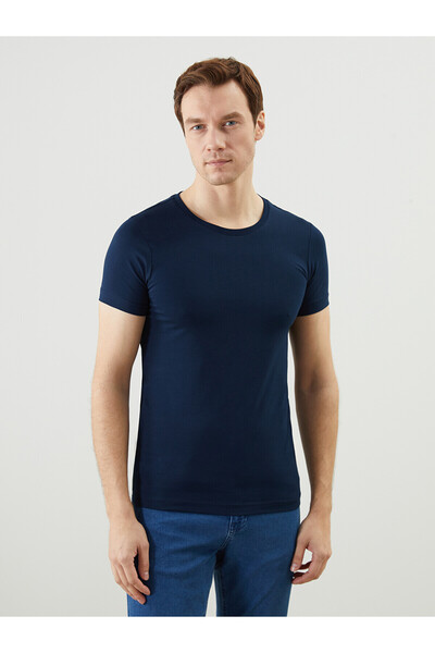 LC Waikiki New Season Crew Neck Combed Cotton Men's Undershirt - S50002Z8
