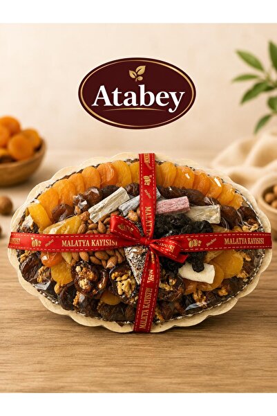 TakÇalıştır Hediyelik Kayısı Tabağı – 1 kg | Premium Karışık Malatya Kuru Kay...