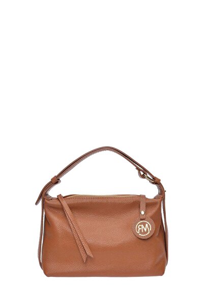 SimpleFind Roberta M Geanta piele -Rosa-Coniac,Geanta de umar piele naturala,...