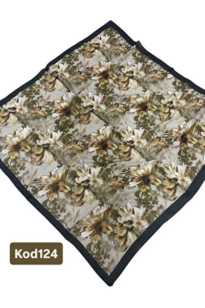 LOTUS ÇİÇEĞİ DESENLİ SOFT PAMUK EŞARP