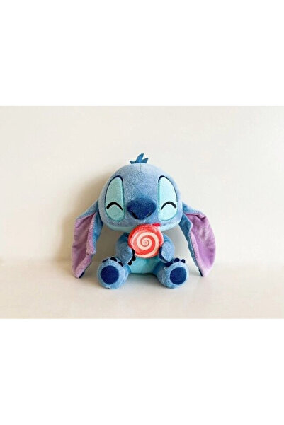 Hobibahçem Mey Import ®   0563 Sun-Lfn-Plush Stitch Lollipop 25 cm Stch