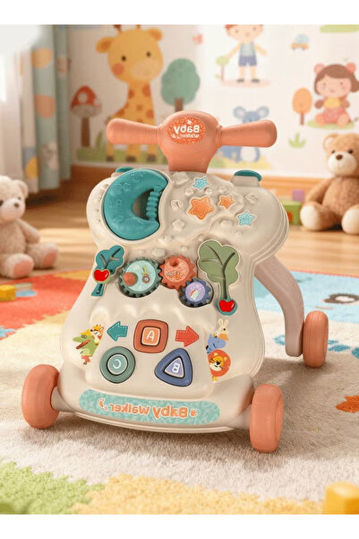 Generic 2 in 1 Baby Sit to Stand Learning Walker, Portable Educational Activi...