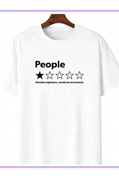 23ERVA Unisex-Adults-Shirt Black, Short Sleeve - Funny People One: Absolute W...